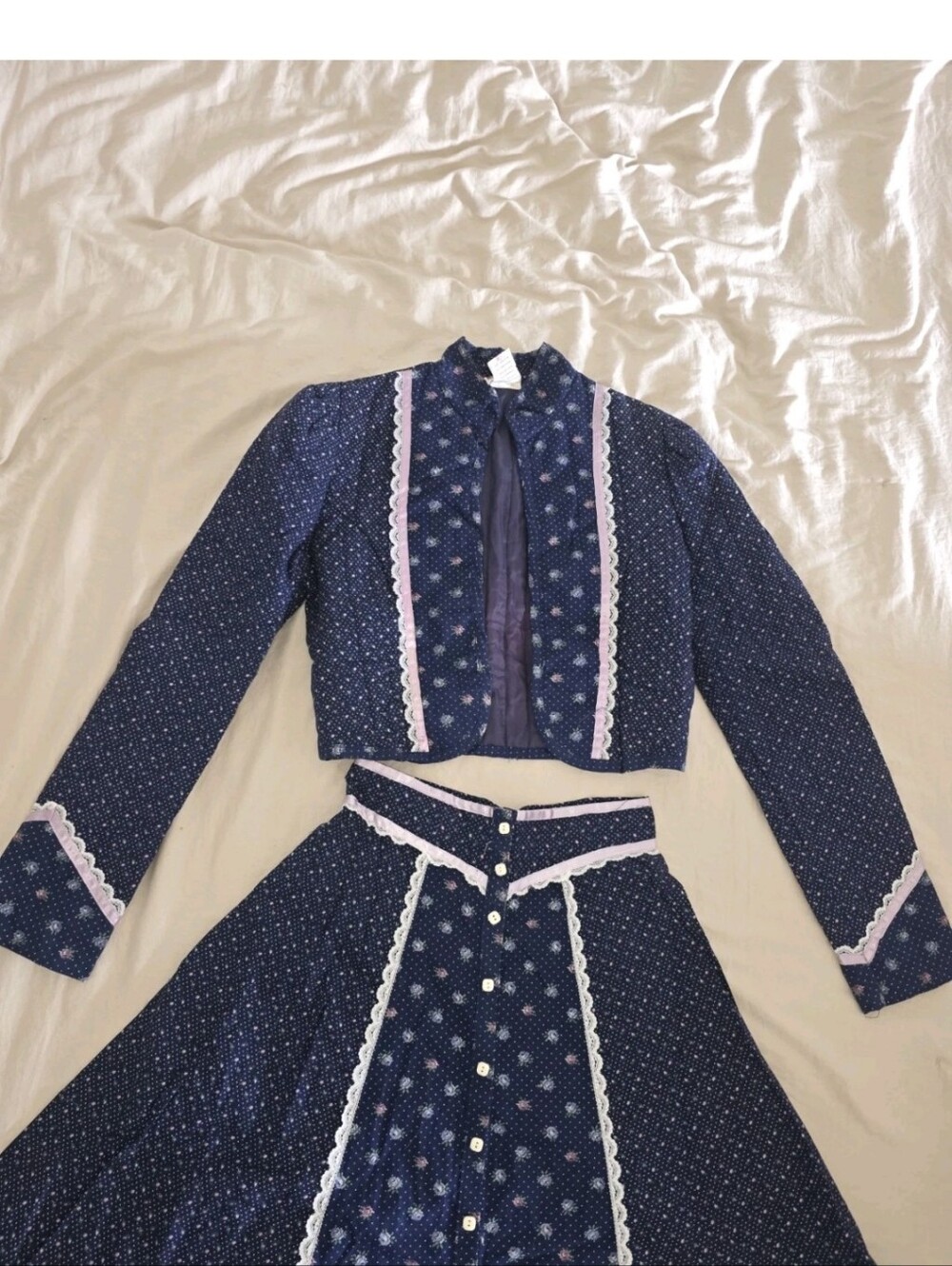VINTAGE GUNNE SAX JACKET With MATCHING SKIRT Gunnies - Picture 2 of 16
